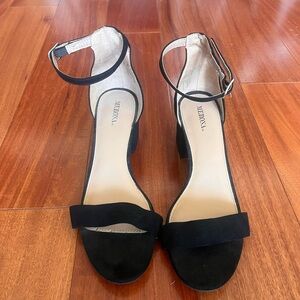 Black Heeled Sandals